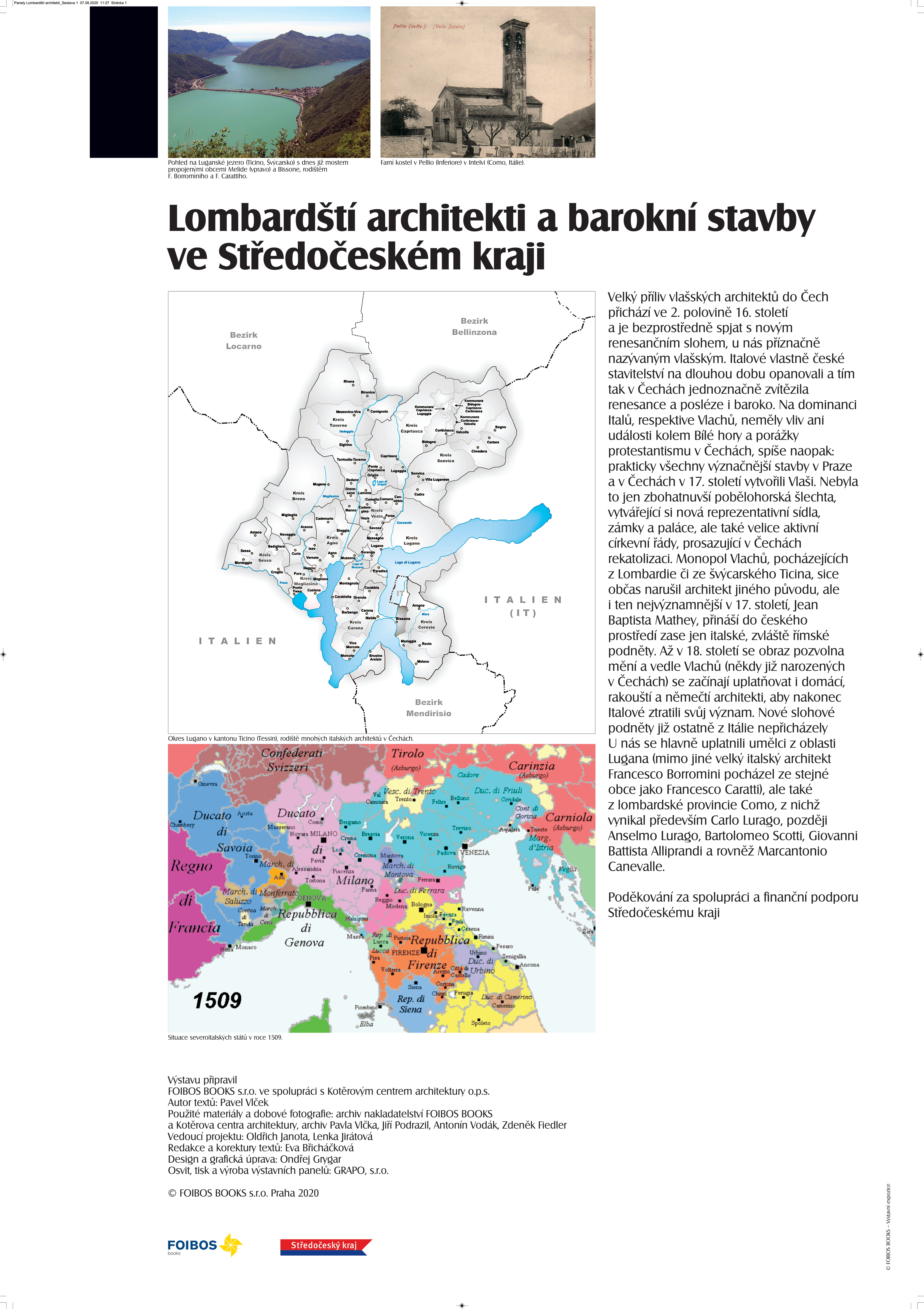 Výstava Lombardští architekti a barokní stavby ve Středočeském kraji